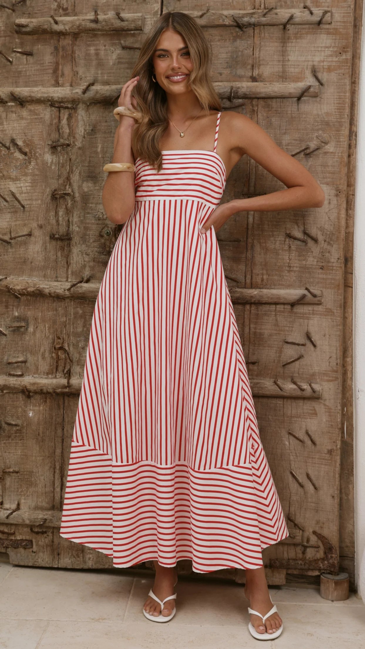 Jalene Maxi Dress Striped