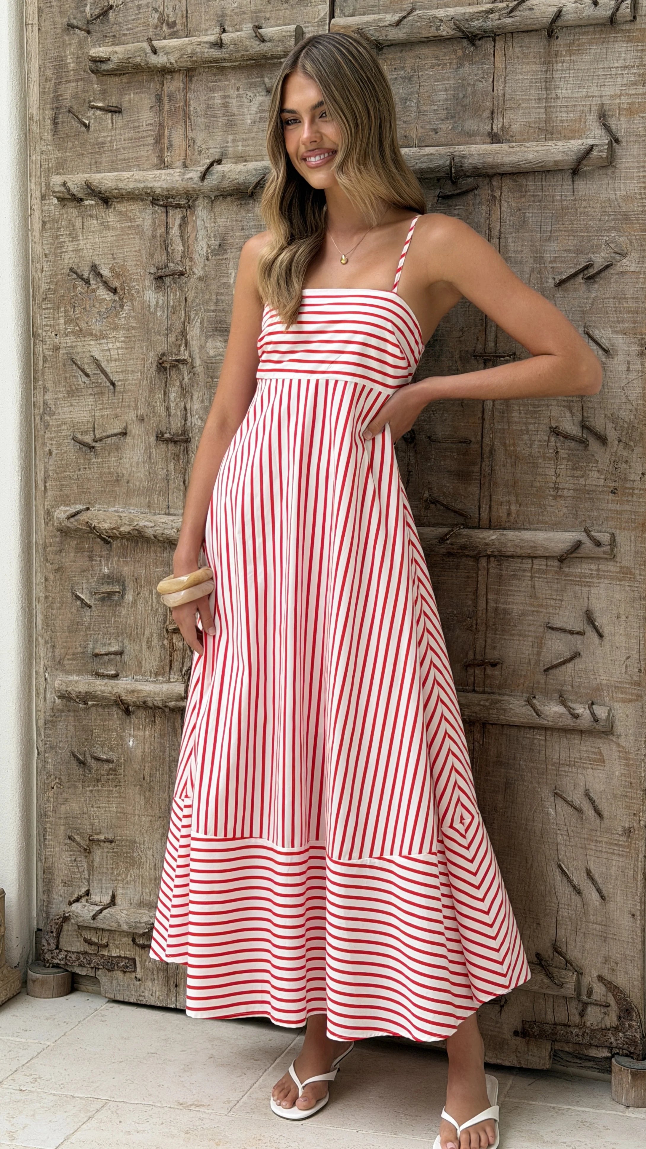 Jalene Maxi Dress Striped