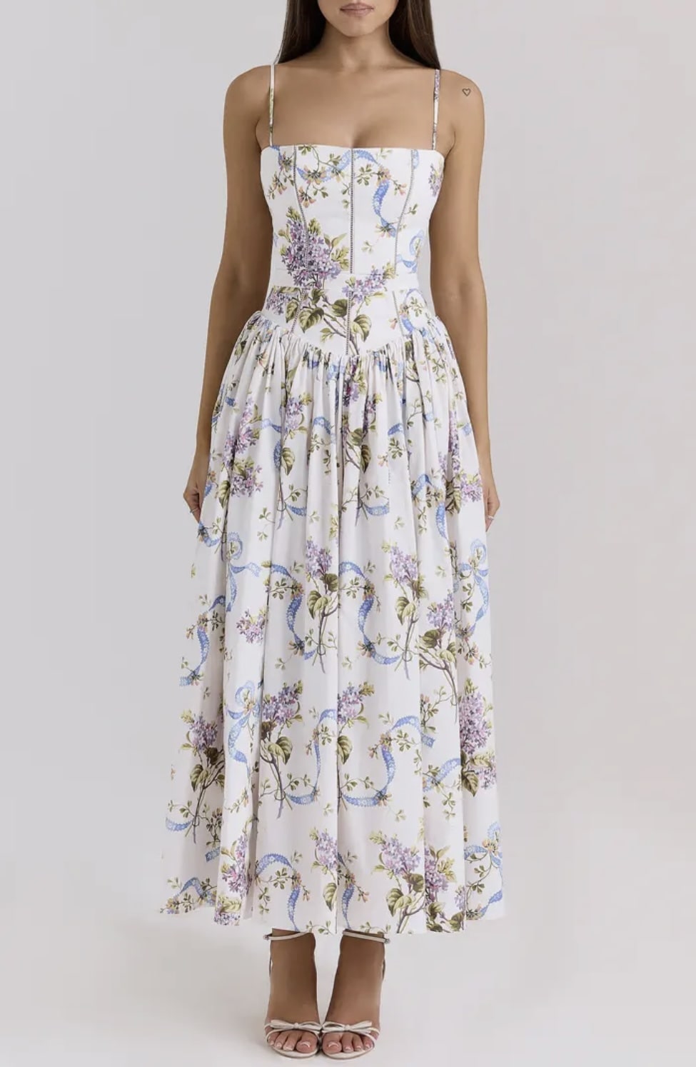 Victoria Floral Midi Dress