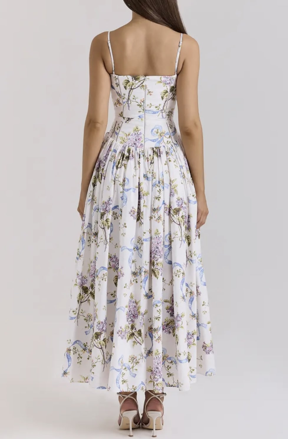 Victoria Floral Midi Dress