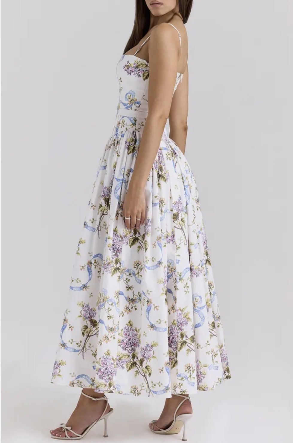 Victoria Floral Midi Dress