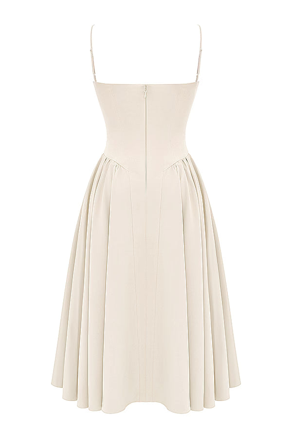 Sadie Vintage Midi Corset Dress